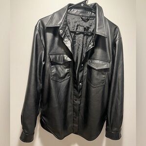 Chocolate Brand Black leather jacket